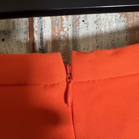 Victoria Beckham for Target Orange Scallop Pocket Stretch Knit Mini Skirt L - Picture 5 of 8